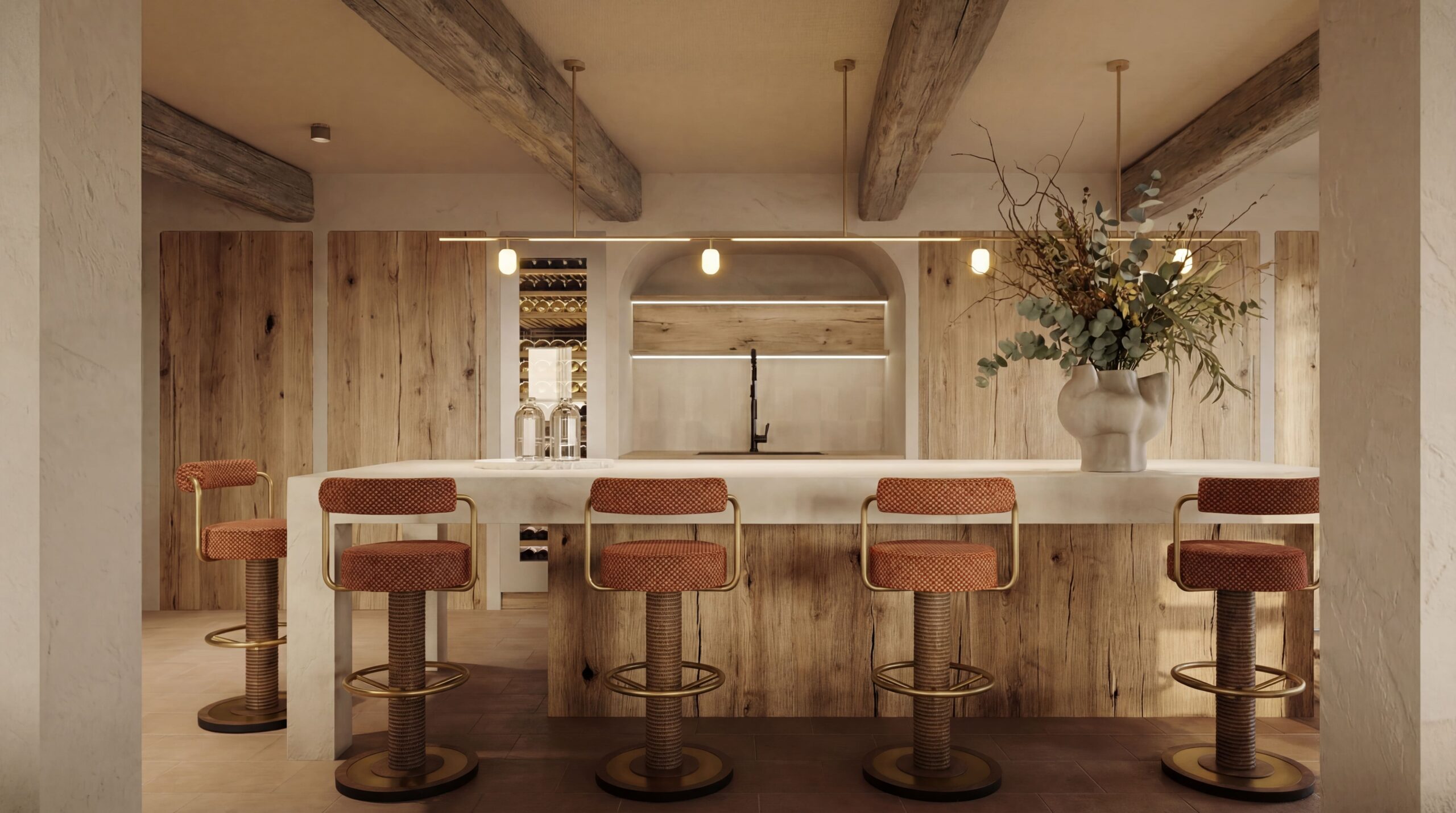 kitchen var architecte d'intérieur bergerie aix en provence